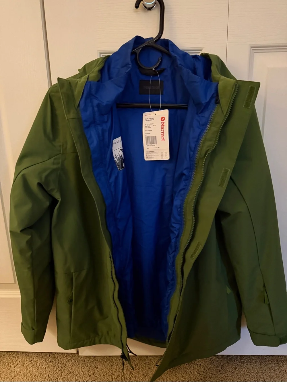 Marmot Kids Terrain Comp Jacket color: foliage